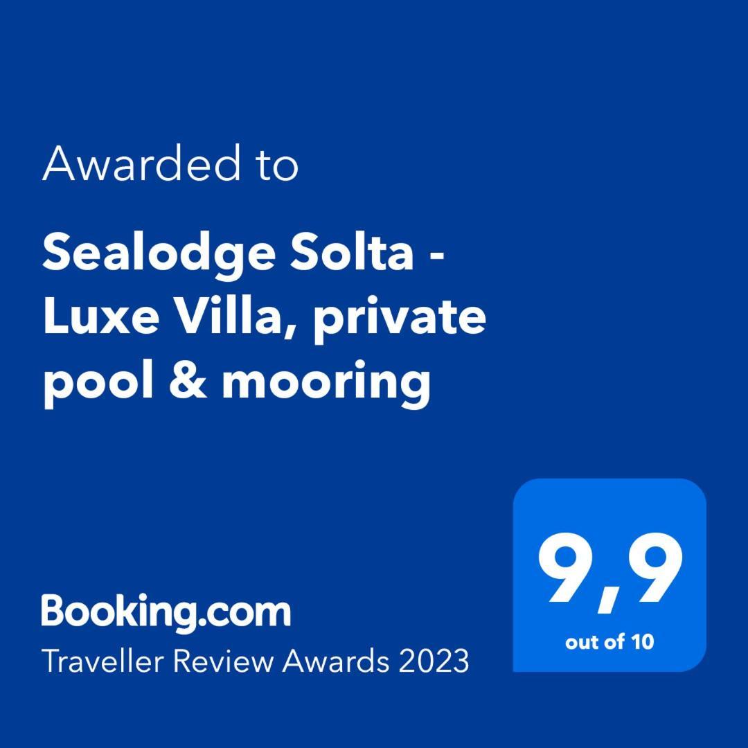 Sealodge - Luxe Villa, Private Pool, Mooring, Parking, Sea & Mountain View, At 150 M From Idyllic Private Beach Rogač Exteriér fotografie